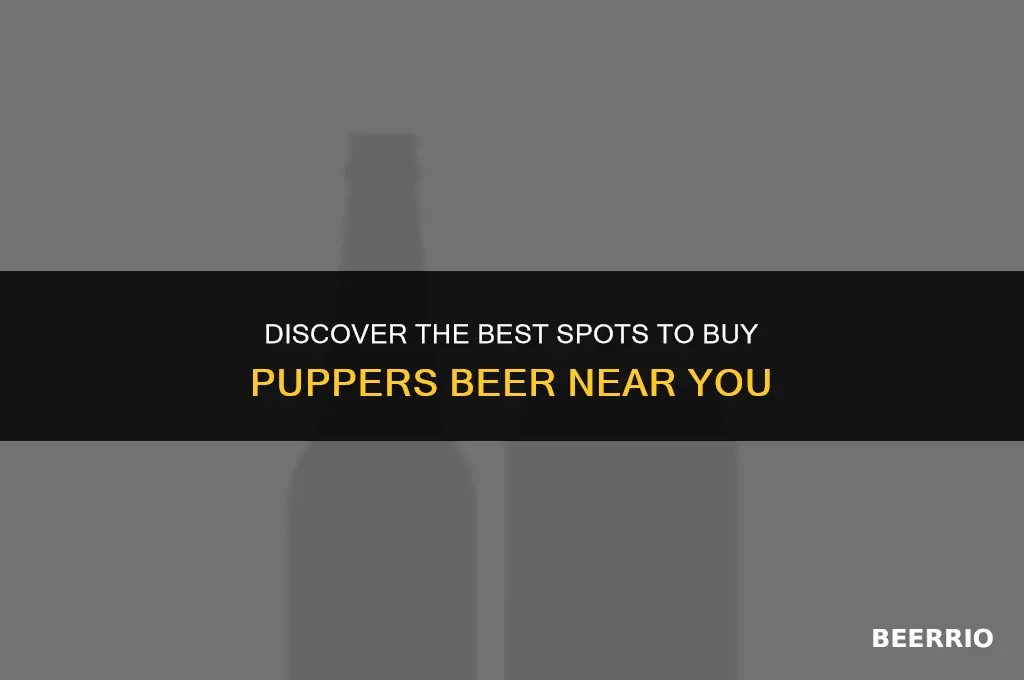 where to buy puppers beer