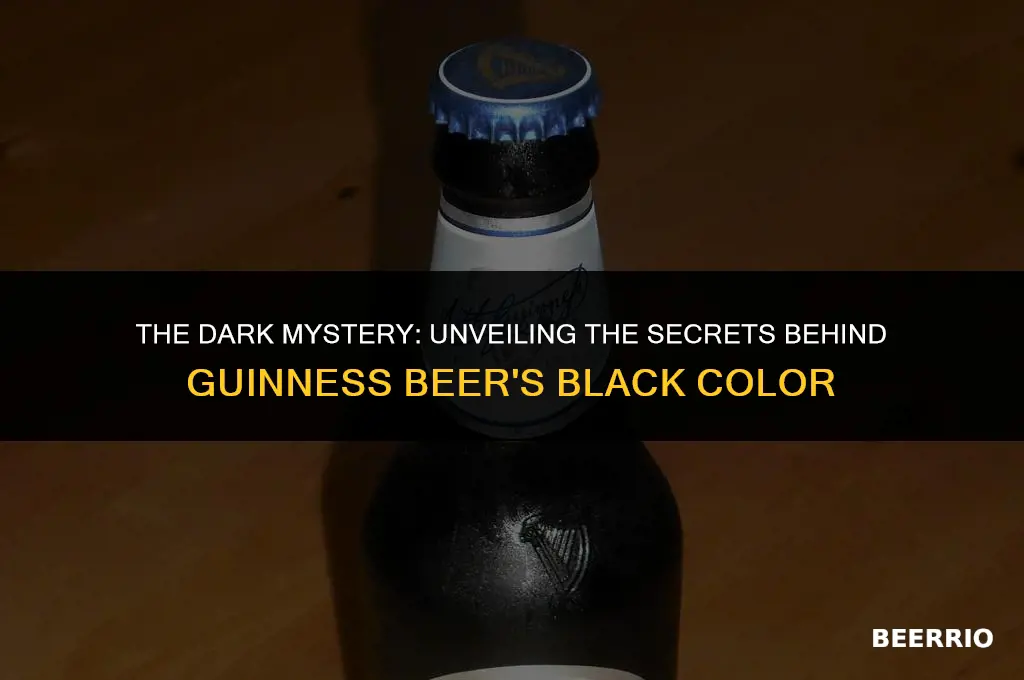 why is guinness beer black