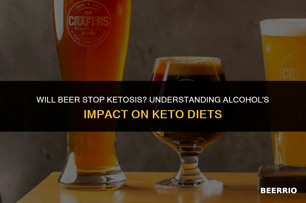 will beer stop ketosis