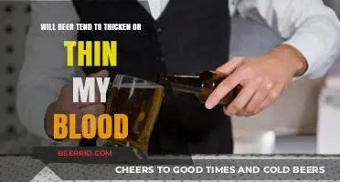 Exploring the Effects of Beer on Blood Viscosity: Thicken or Thin?