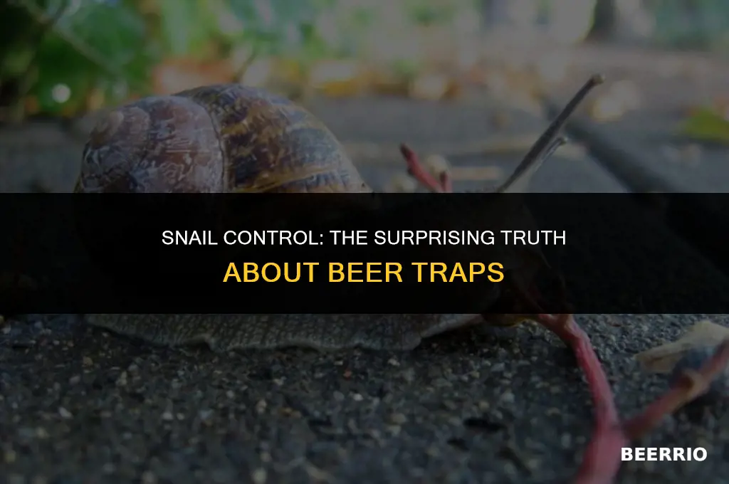 will beer trap snails