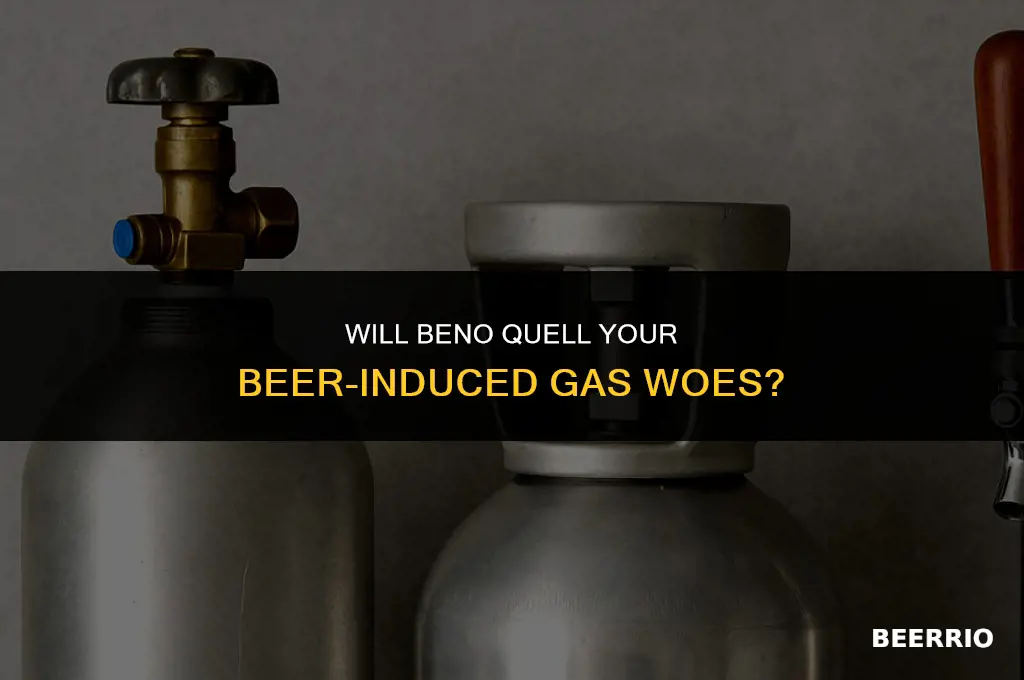 will beno help with gas from dirinking beer