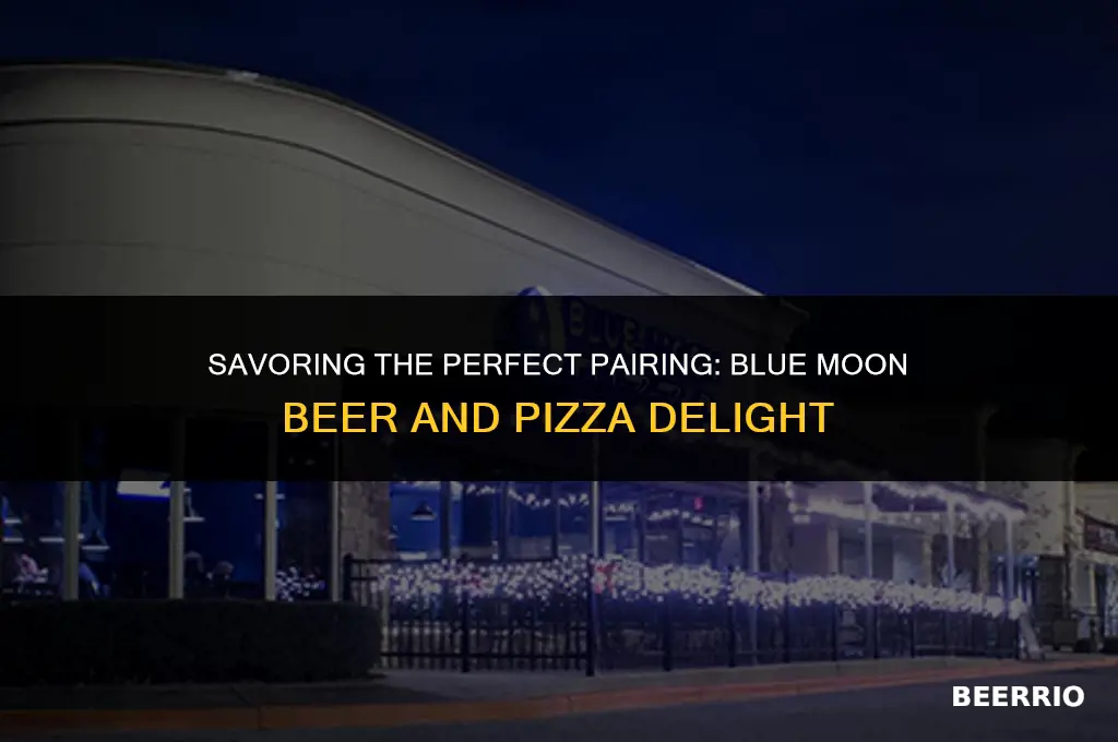 will blue moon beer go with pizza