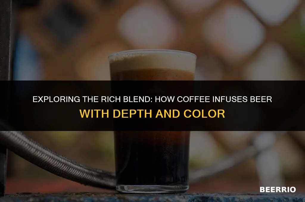 will coffee add color to beer