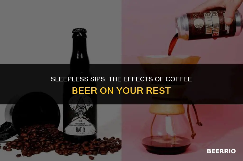 will coffee beer keep you awake
