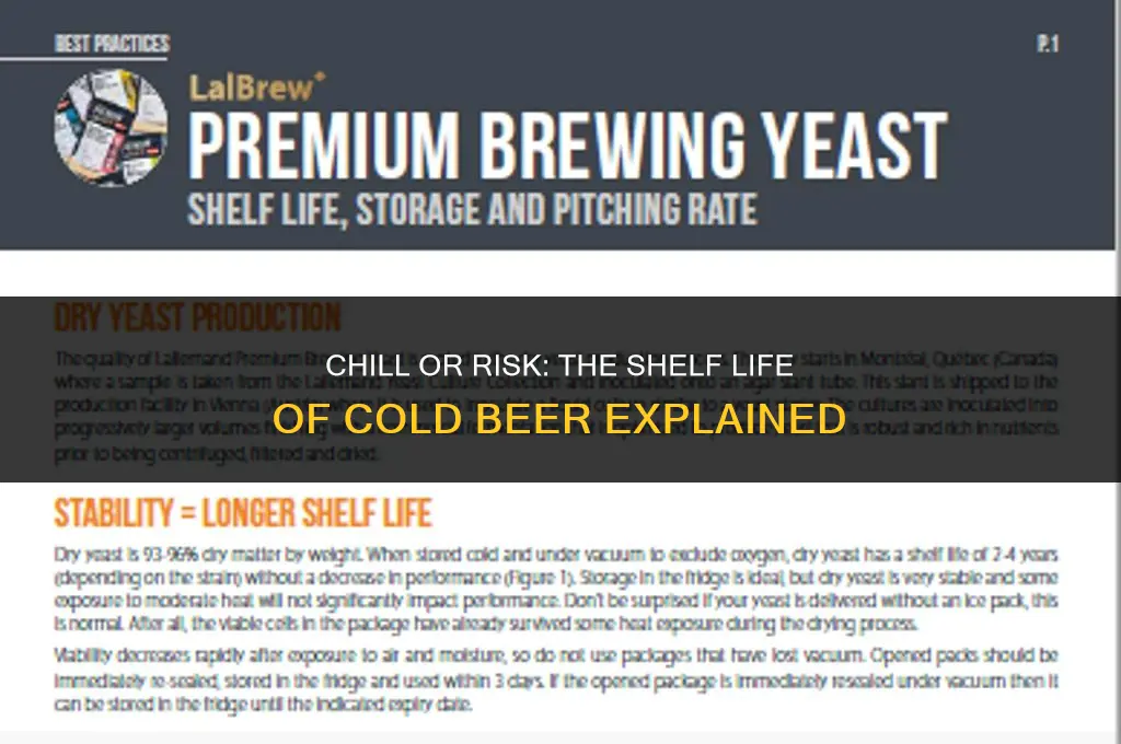 will cold beer go bad