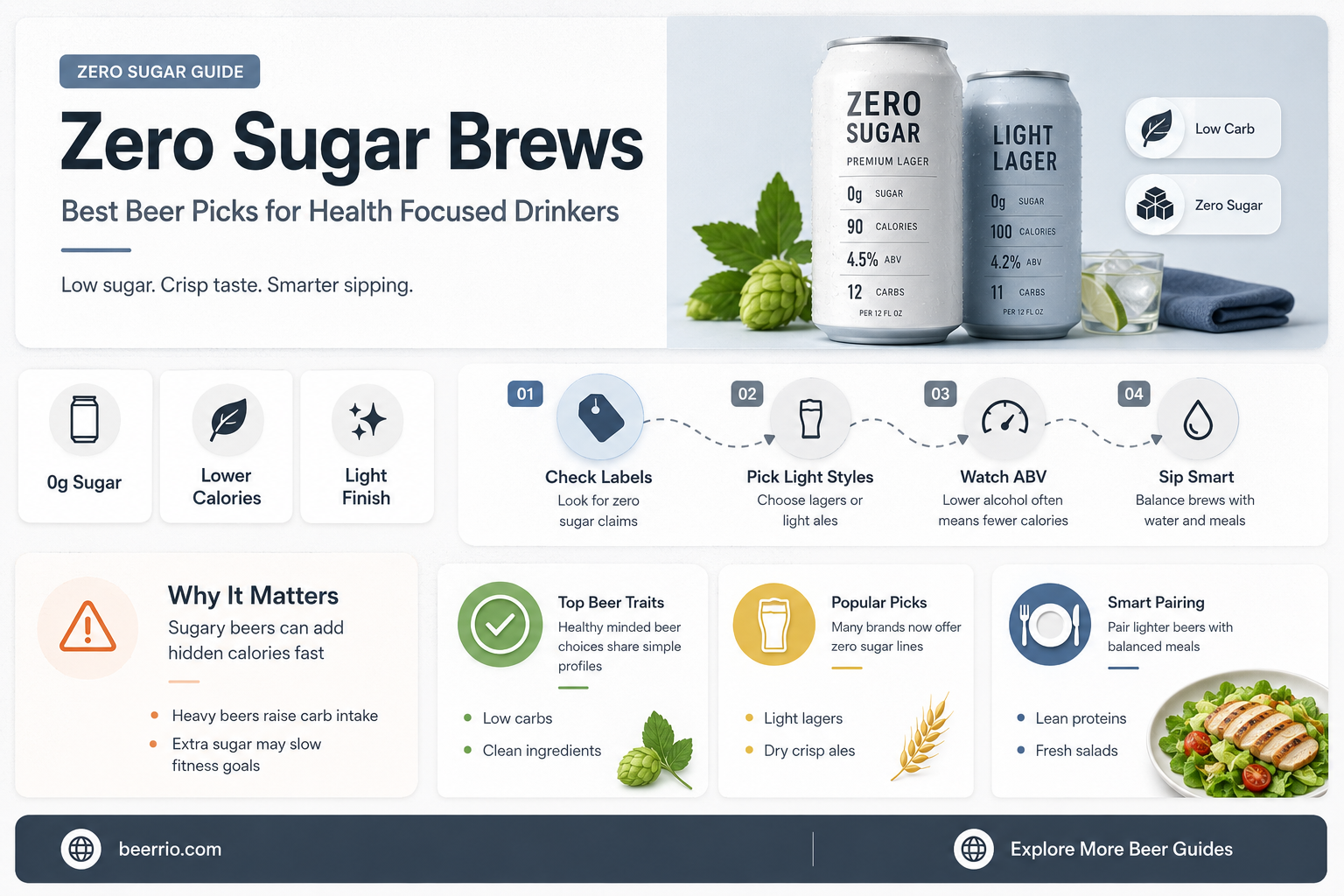what beer has no sugar